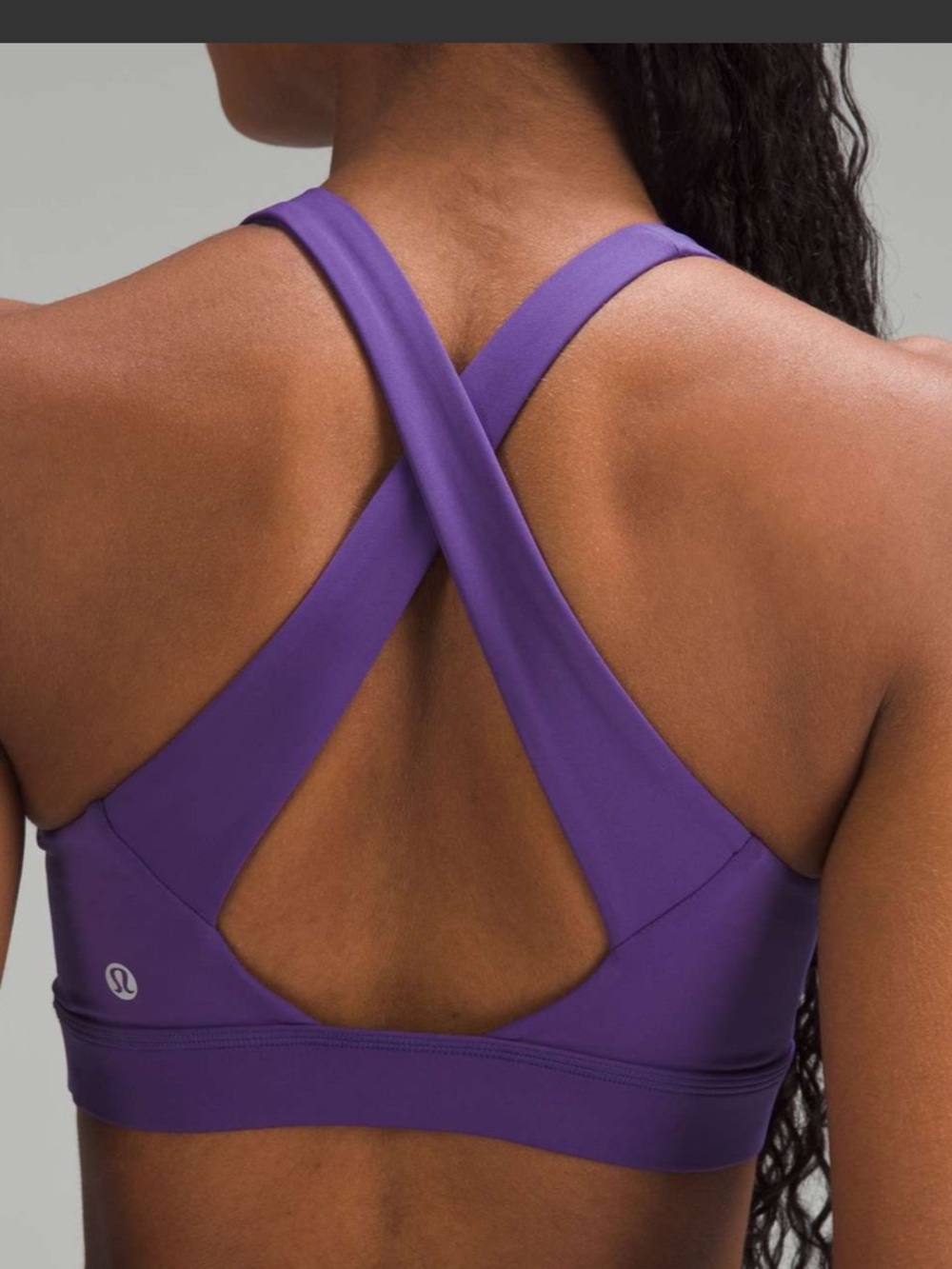 Lululemon Envital Bra *Medium Support B/C Cup Petrol Purple - Picture 3 of 7